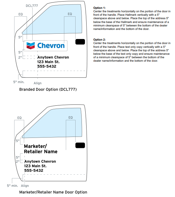 Chevron 2020 Retail Image Guidelines: Vehicle Graphics